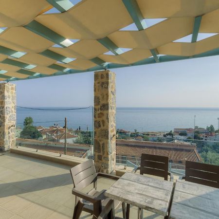 Ouzo Panoramic Houses 2, With Private Pool Plomari Екстериор снимка