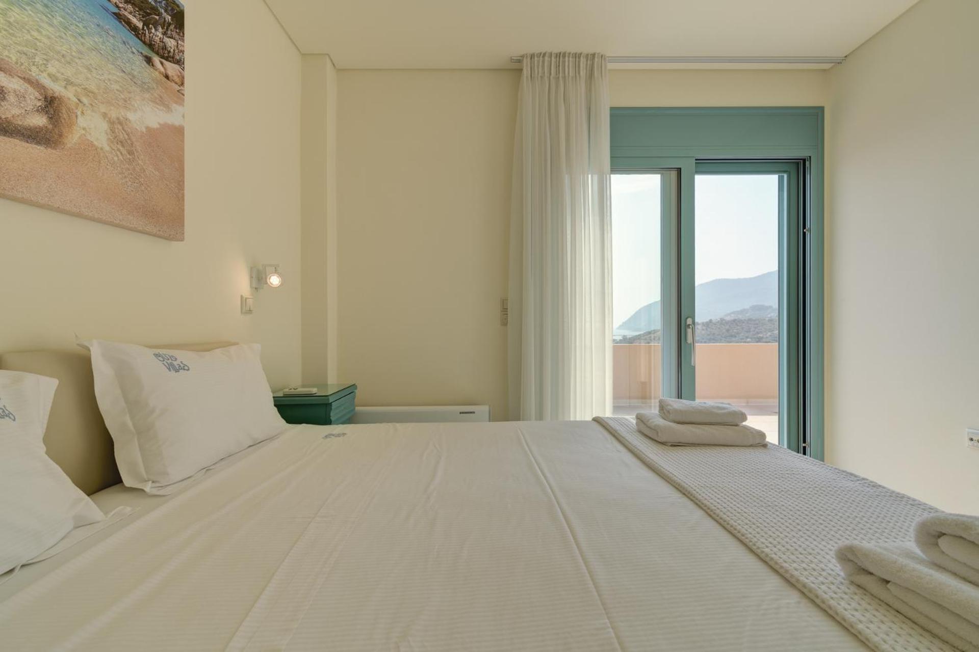 Ouzo Panoramic Houses 2, With Private Pool Plomari Екстериор снимка