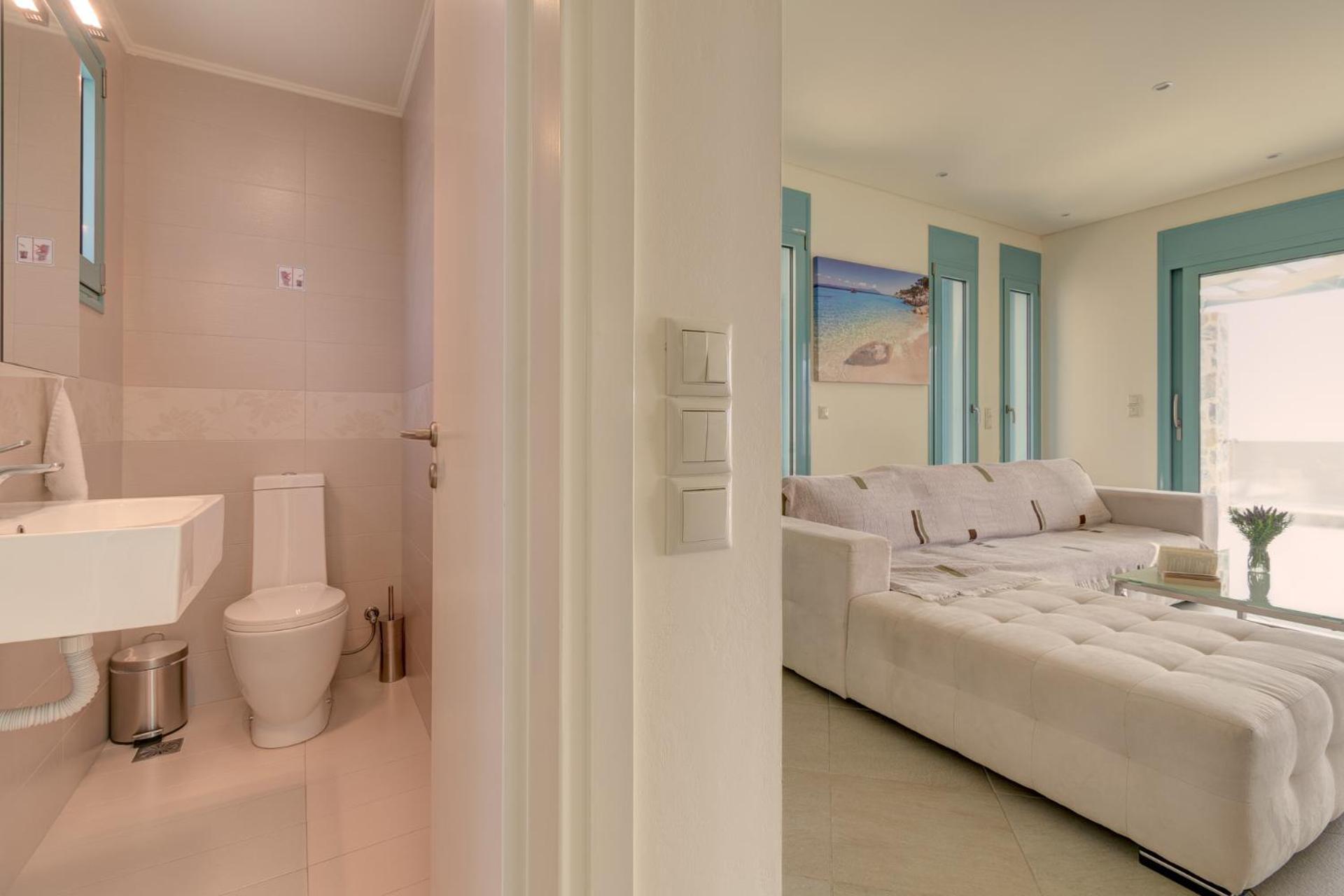 Ouzo Panoramic Houses 2, With Private Pool Plomari Екстериор снимка