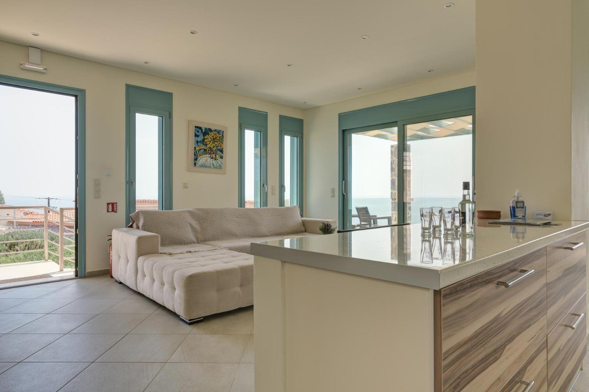 Ouzo Panoramic Houses 2, With Private Pool Plomari Стая снимка