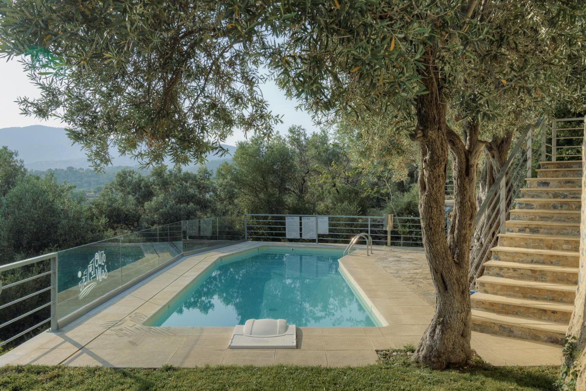 Ouzo Panoramic Houses 2, With Private Pool Plomari Стая снимка