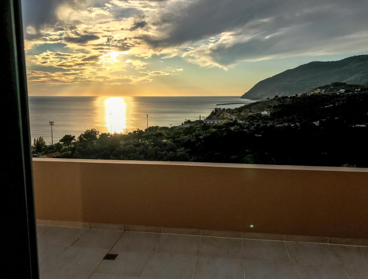 Ouzo Panoramic Houses 2, With Private Pool Plomari Екстериор снимка